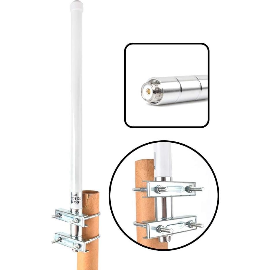 Antena HYS TC-40UV Doble Banda VHF UHF 2.5dBi 100W 40cm