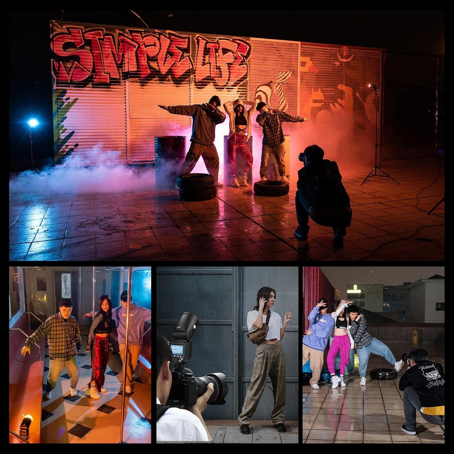 Flash Godox V1-S para Sony TTL Inalámbrico 1.1kg 2.4G HSS