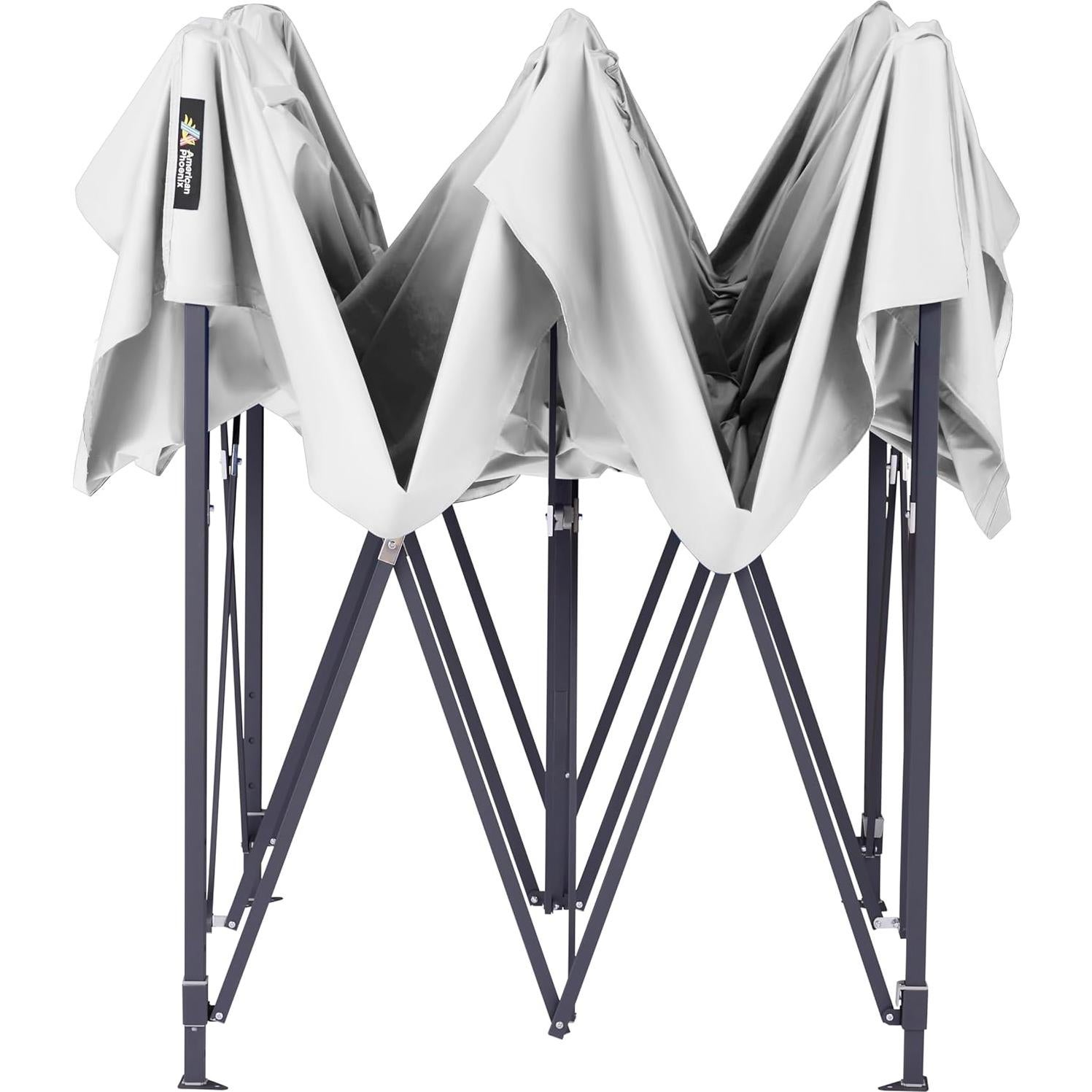 Carpa Plegable AMERICAN PHOENIX 10x10 Resistente UV Blanca
