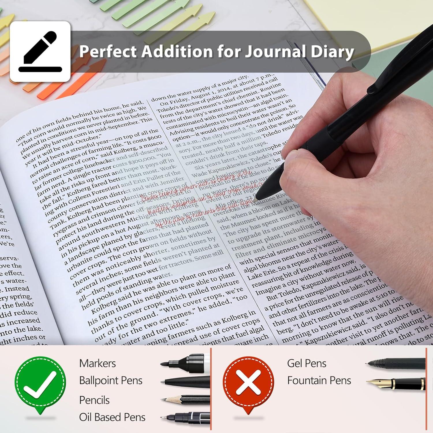 Notas Adhesivas Transparentes Valtiner 1060 Hojas Morandi