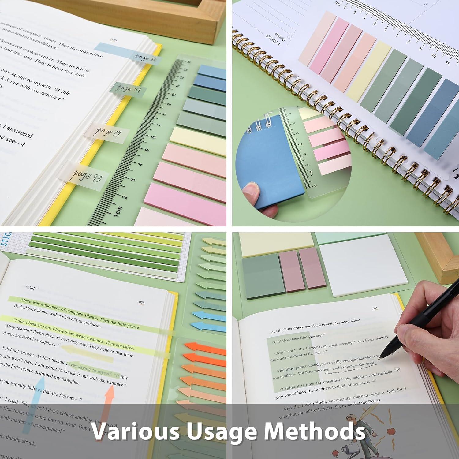 Notas Adhesivas Transparentes Valtiner 1060 Hojas Morandi