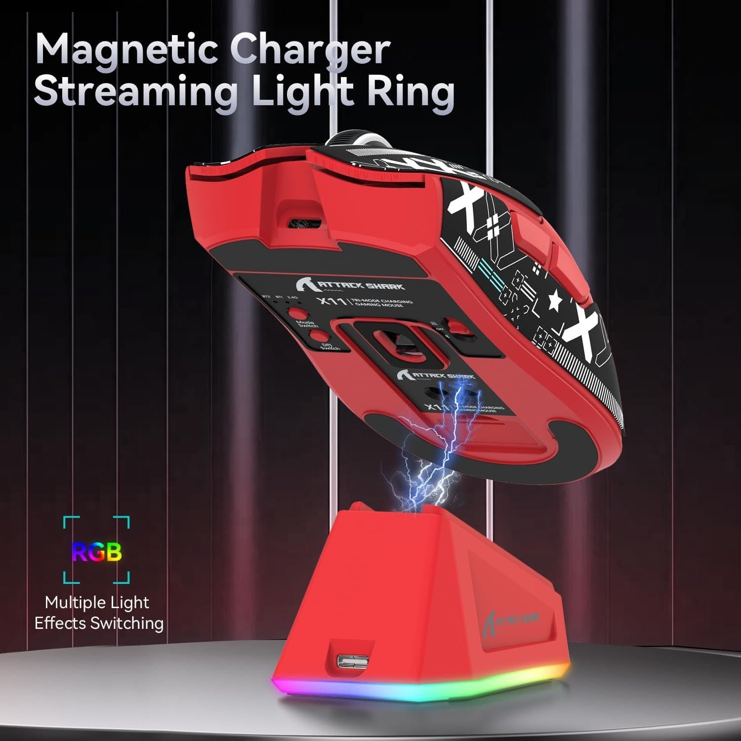 Combo Teclado y Ratón Gaming Attack Shark X65 PRO HE & X11