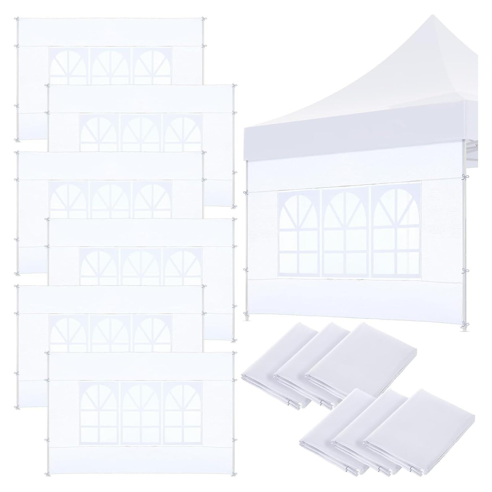 Paredes Laterales de Carpa Windyun 6 Pcs con Ventanas 3x2m