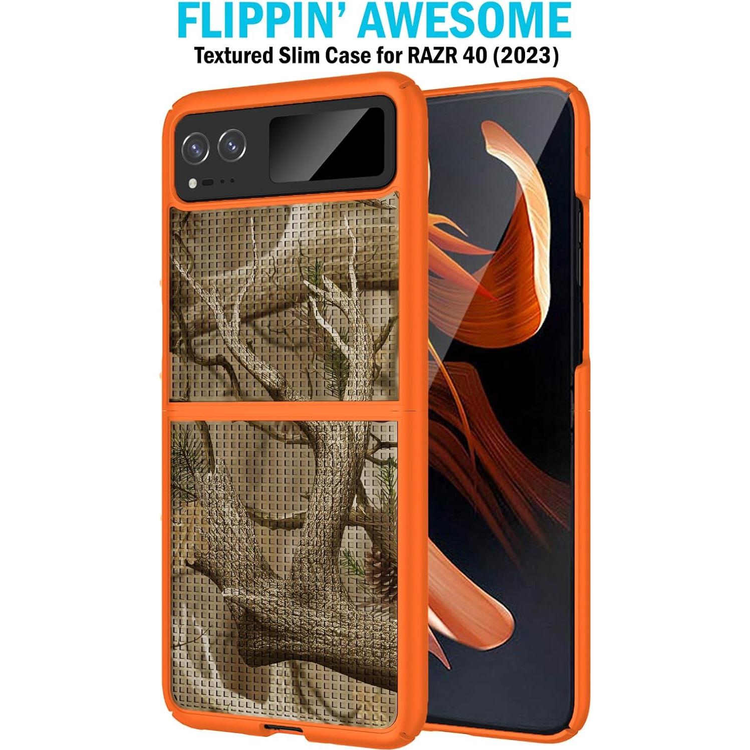 Funda Dura Slim Nakedcellphone para Motorola RAZR 2023 Camo