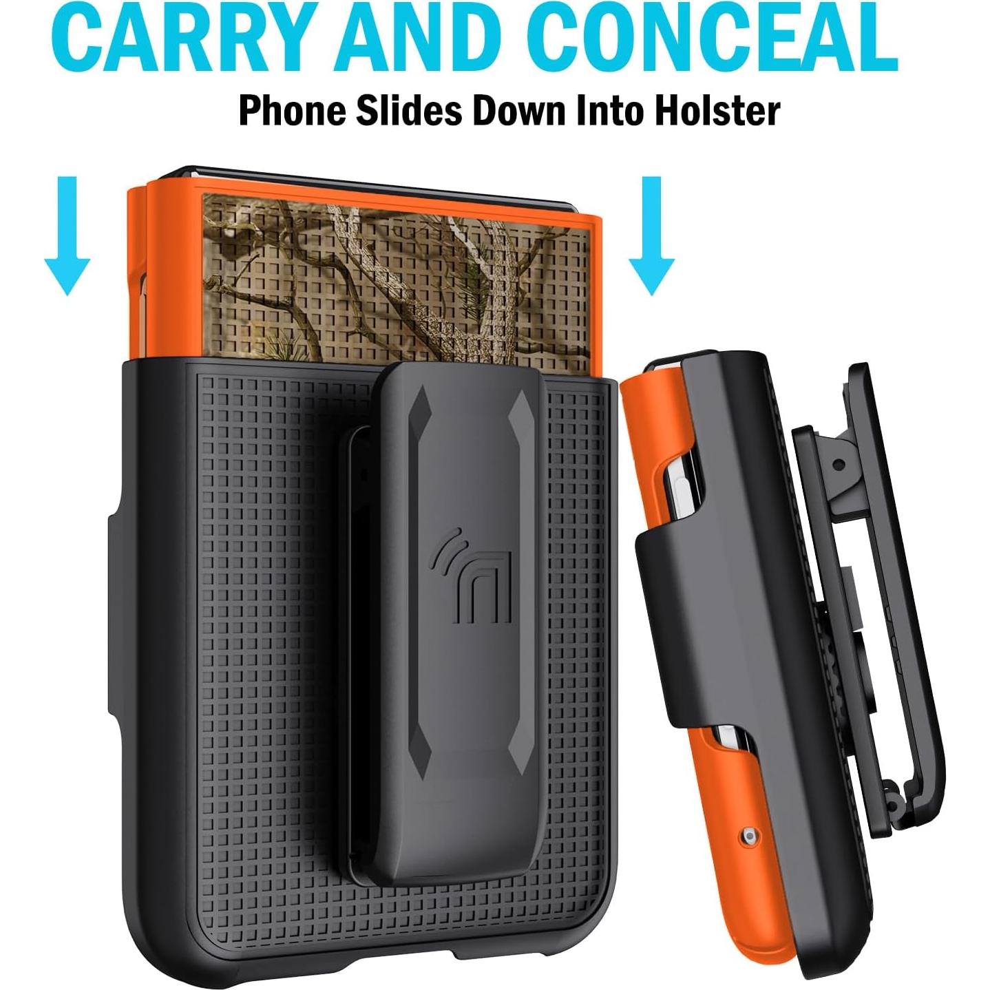 Funda Dura Slim Nakedcellphone para Motorola RAZR 2023 Camo