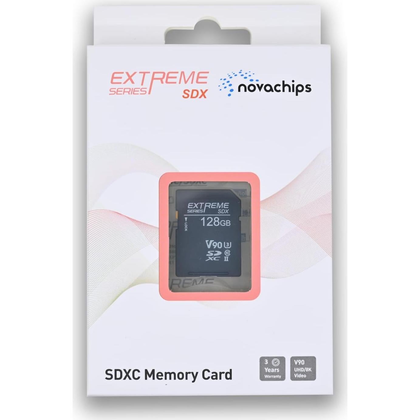 Tarjeta de Memoria SDXC V90 128GB Novachips UHS-II