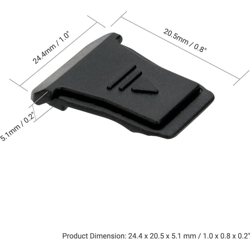 Tapa de Zapata Caliente JJC para Canon R3 R5C R6 II R7 R10 - 2 Piezas