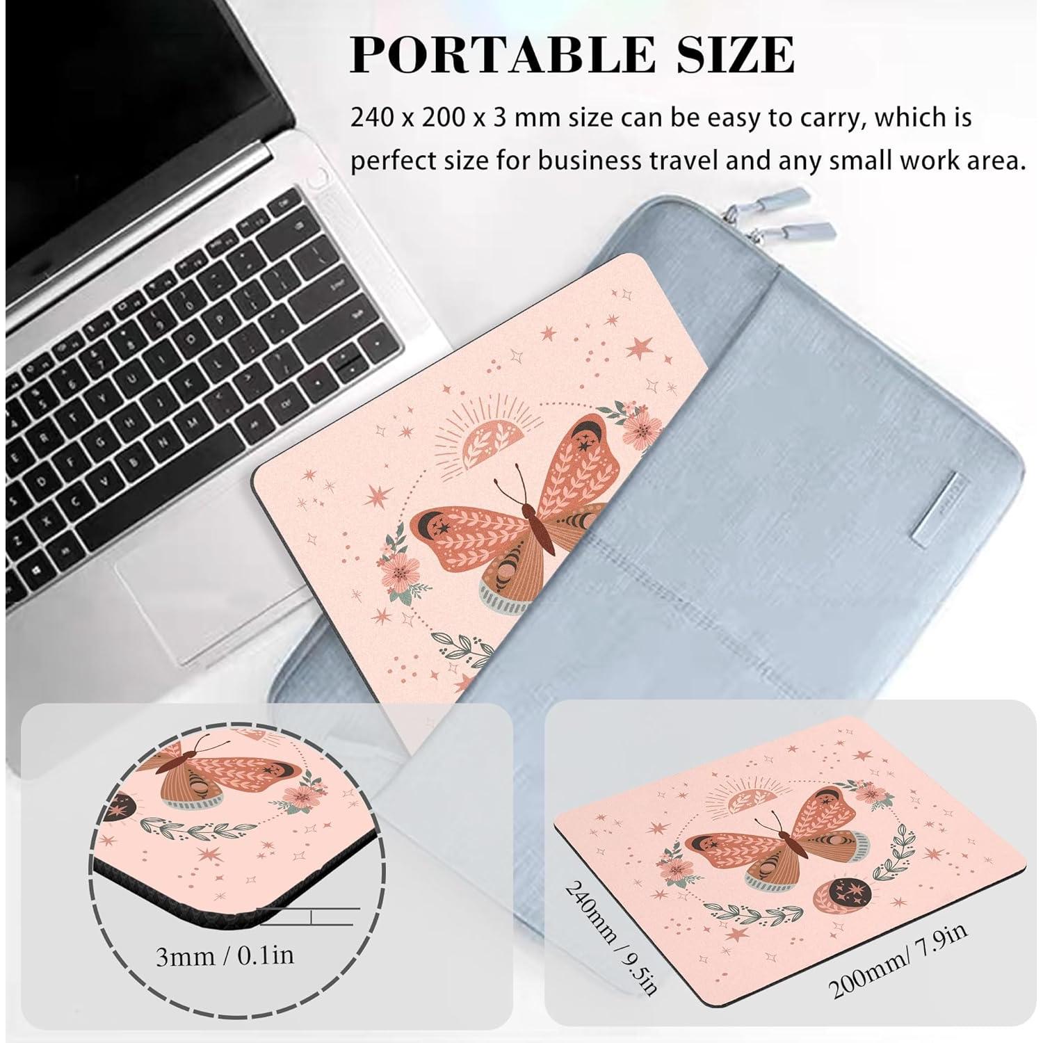 Alfombrilla de Ratón BOONEST Rosa Bebé 240x200mm Lavable