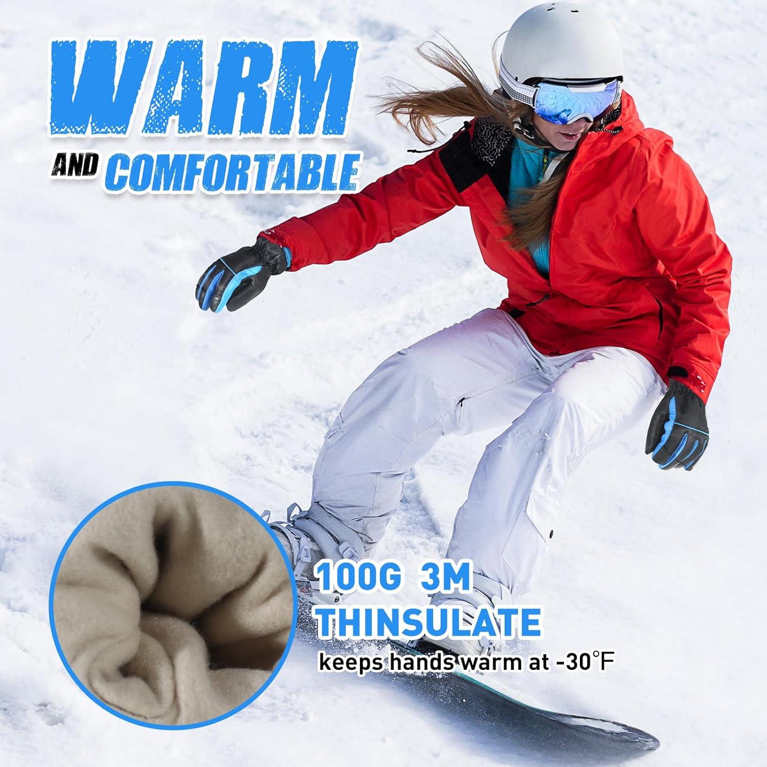 Guantes de Trabajo Aislados HANDLANDY Impermeables Talla Grande