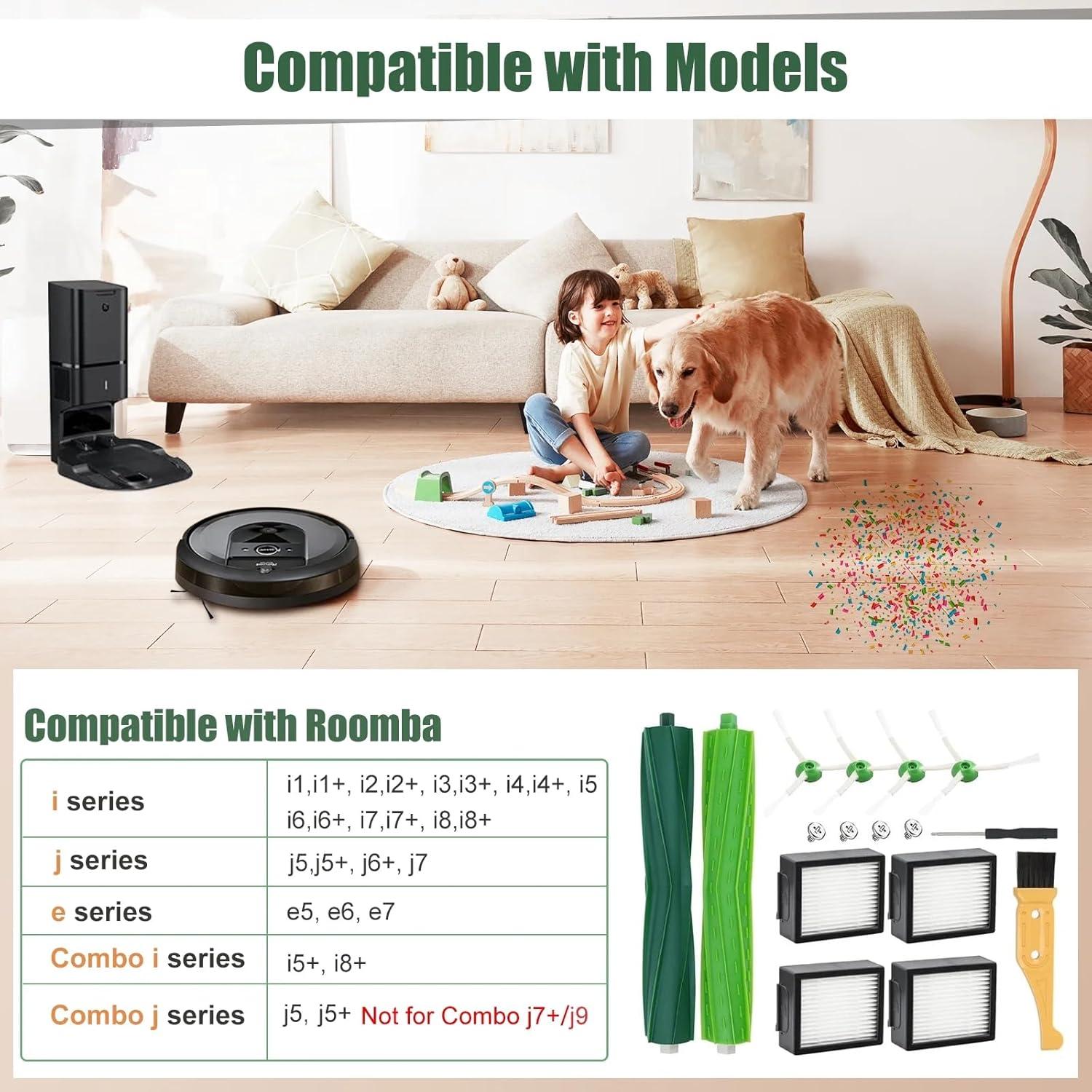 Kit de Piezas de Repuesto Detetap para iRobot Roomba - 12 Piezas