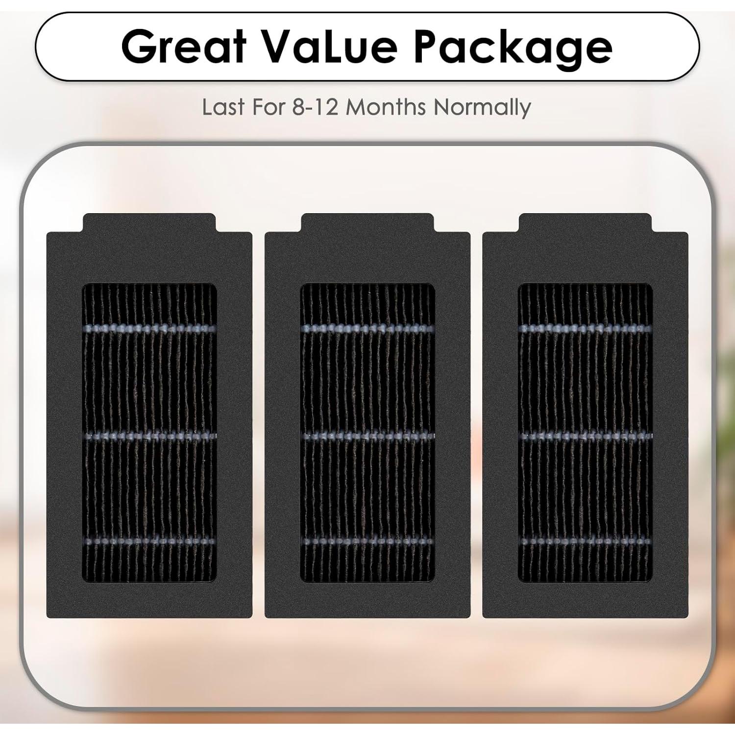 Filtros HEPA de Reemplazo LemonRunRun para ECOVACS T50 Pro - 3 Piezas