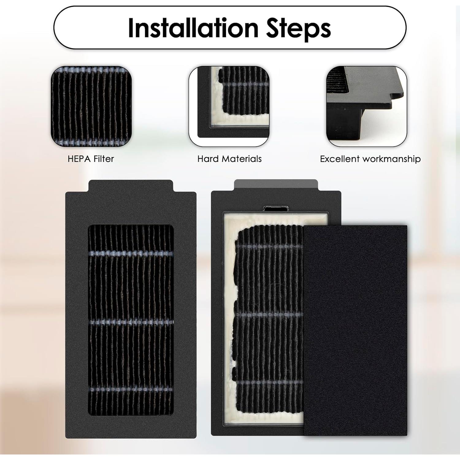 Filtros HEPA de Reemplazo LemonRunRun para ECOVACS T50 Pro - 3 Piezas