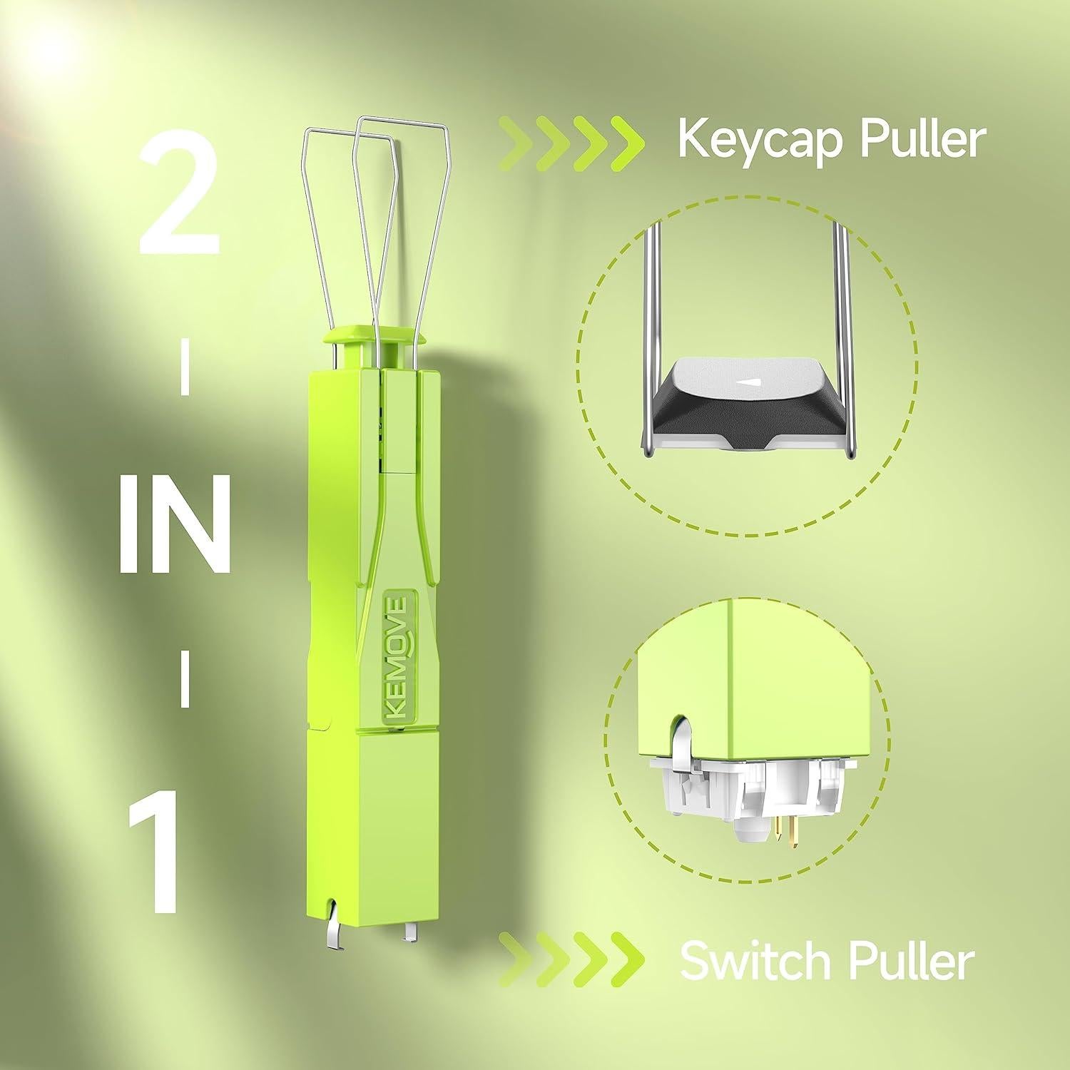 Extractor de Teclas KEMOVE P10 Acero Inoxidable Verde