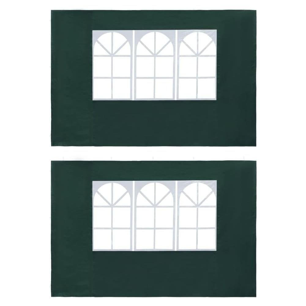 Pared Lateral Carpa de Fiesta MNISDFL Verde 2 Piezas 299.9x195cm