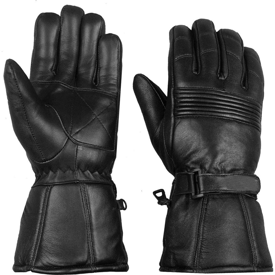 Guantes de Invierno Jackets 4 Bikes, Cuero de Oveja, Unisex