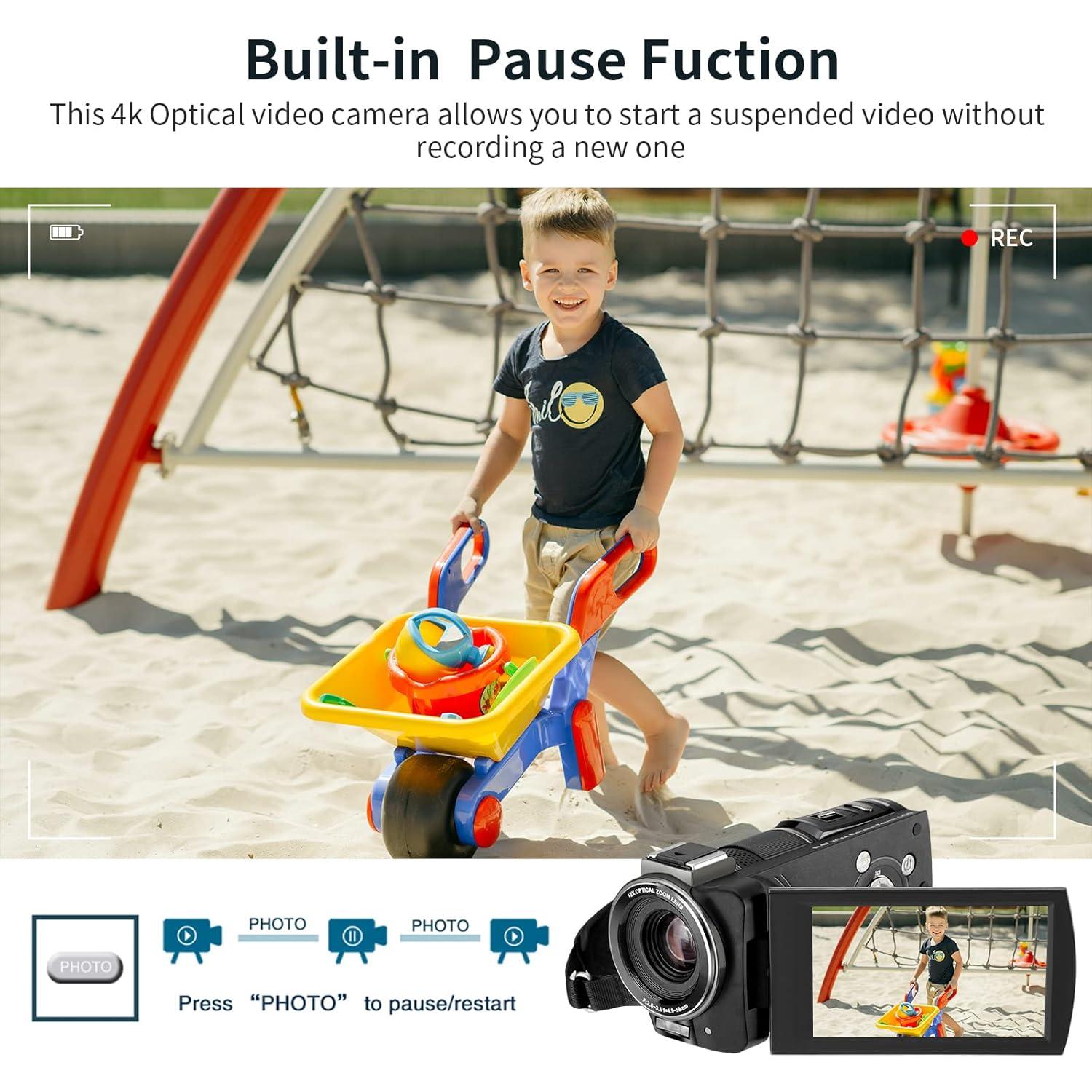 Cámara de Video 4K ORDRO AX65 con Zoom Óptico 12x y WiFi