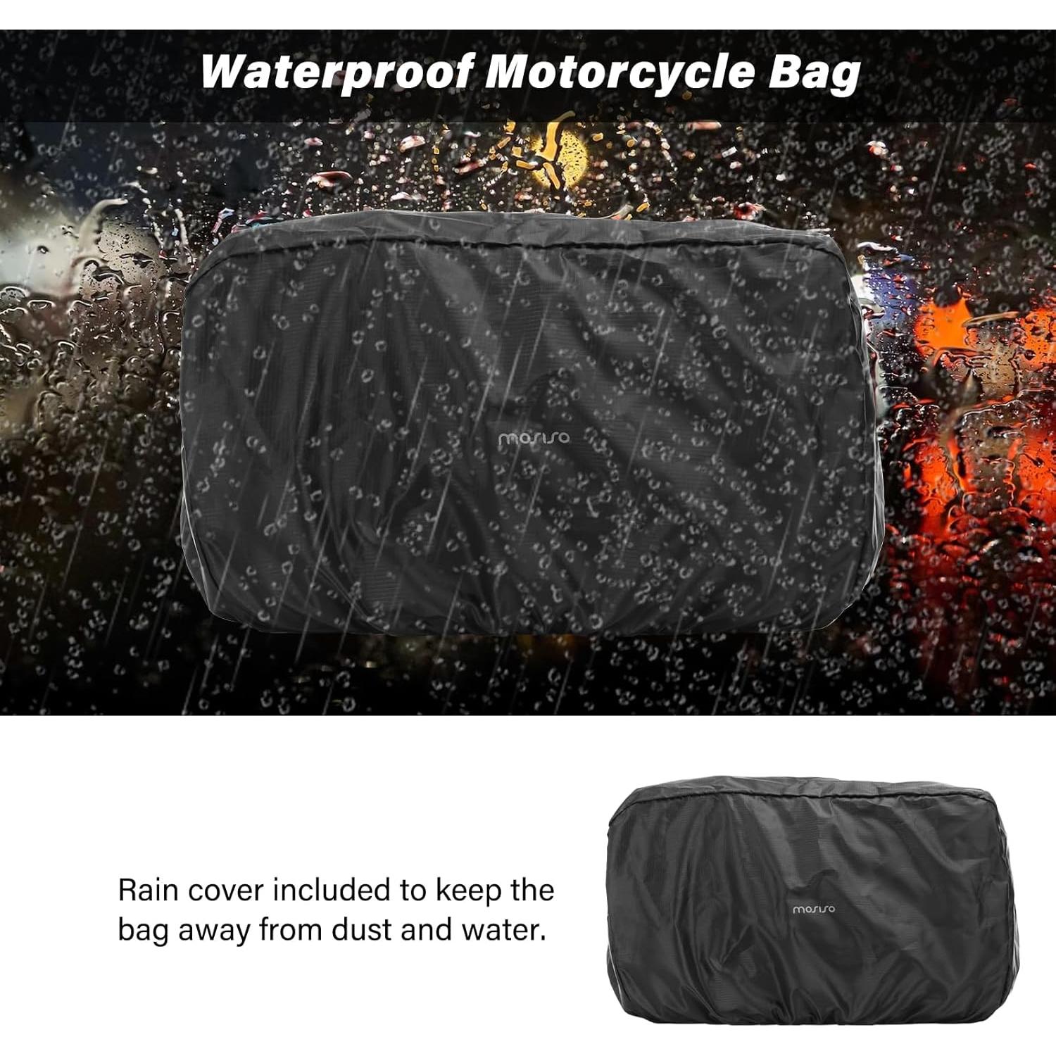 Bolsa de Cola para Motocicleta MOSISO Expandible 32L-48L