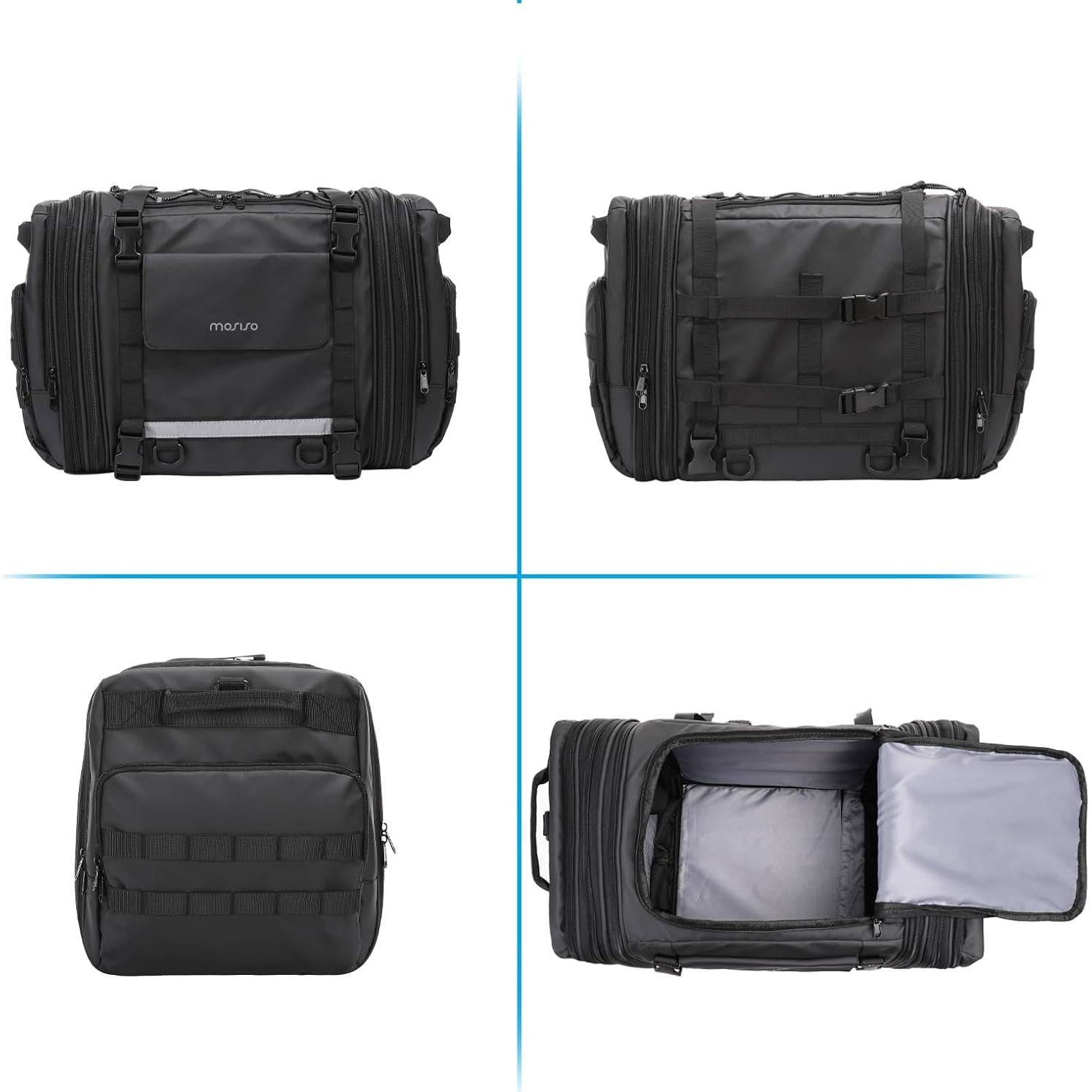 Bolsa de Cola para Motocicleta MOSISO Expandible 32L-48L