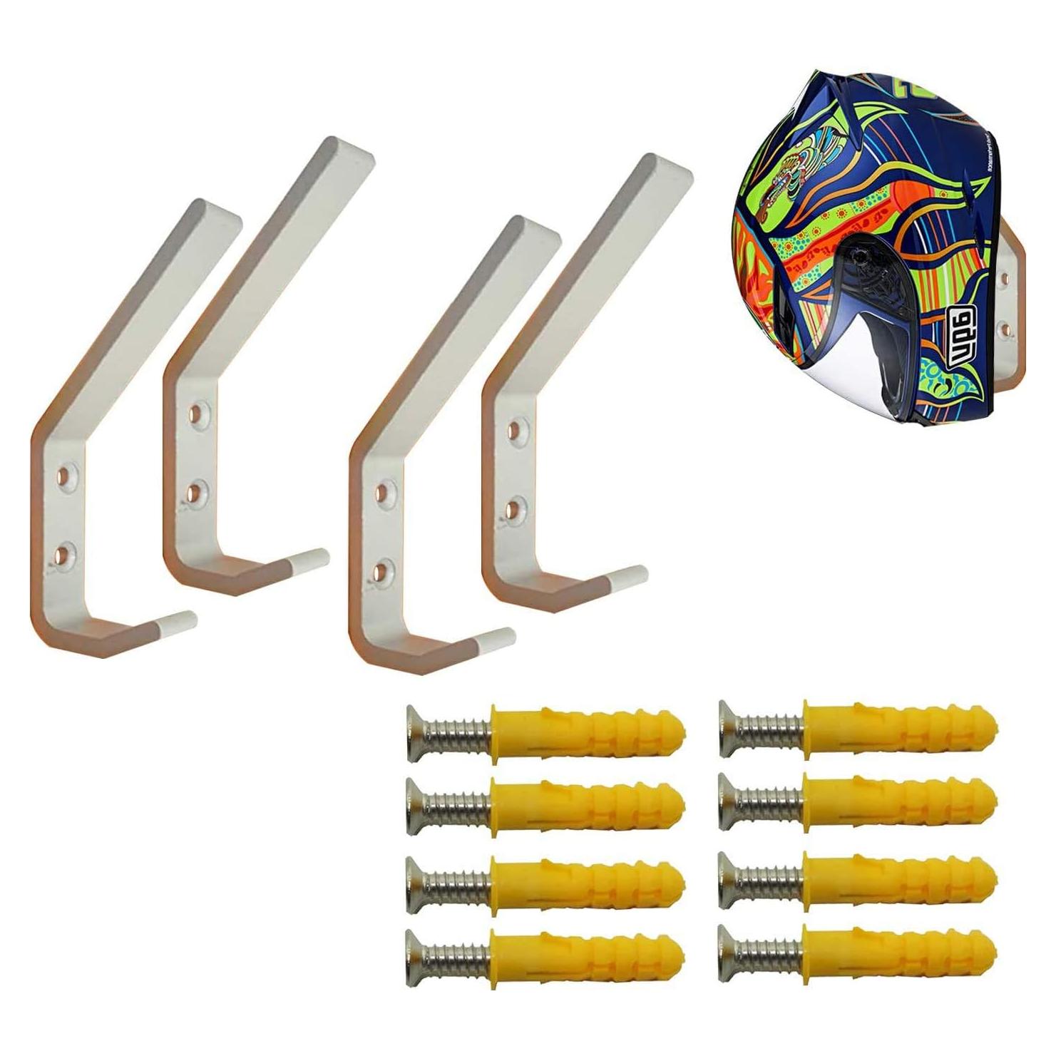 Soporte para Casco de Motocicleta Deloky - 4 Ganchos Pared