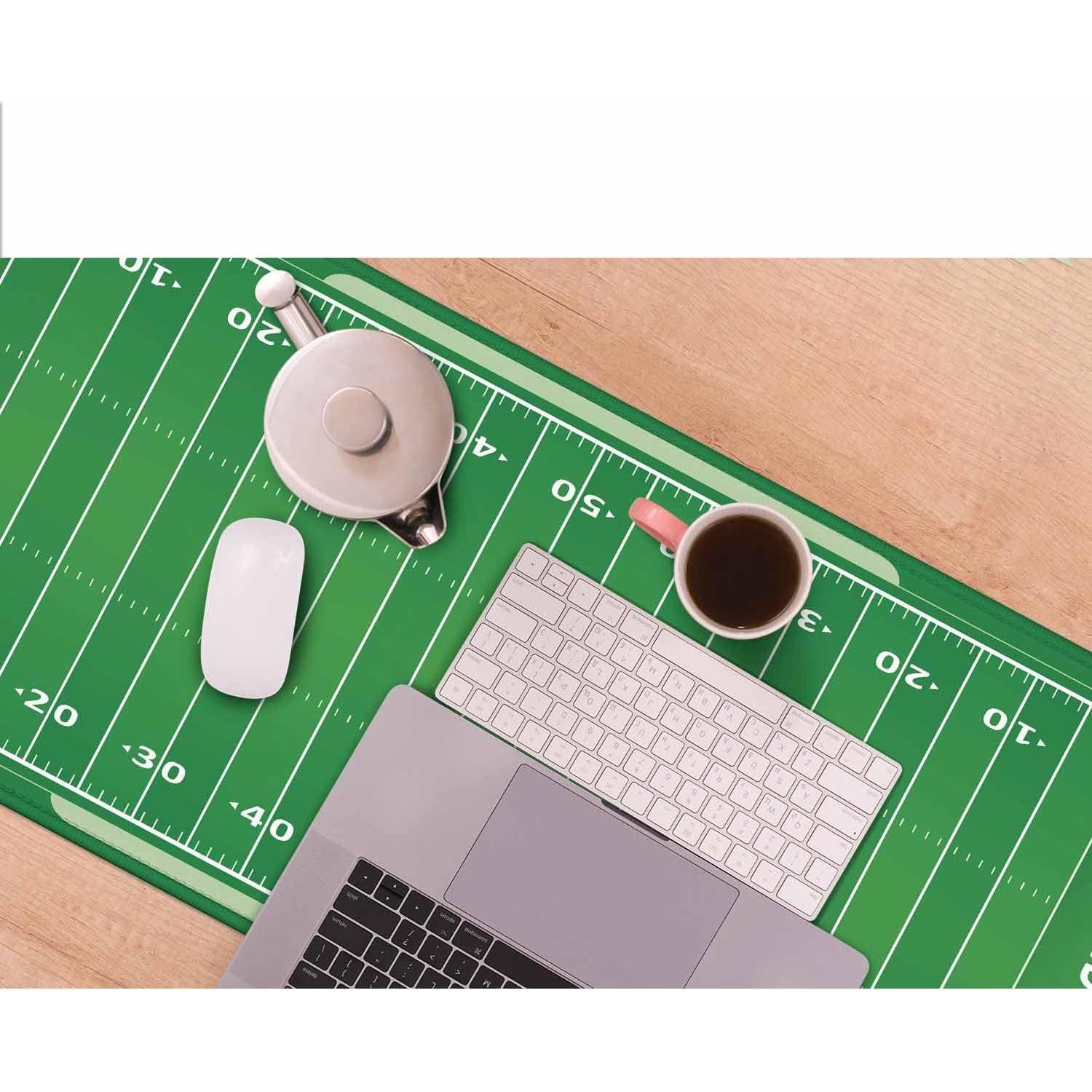 Alfombrilla de Ratón XL Y YIHANGBEST Campo de Fútbol 90x40cm