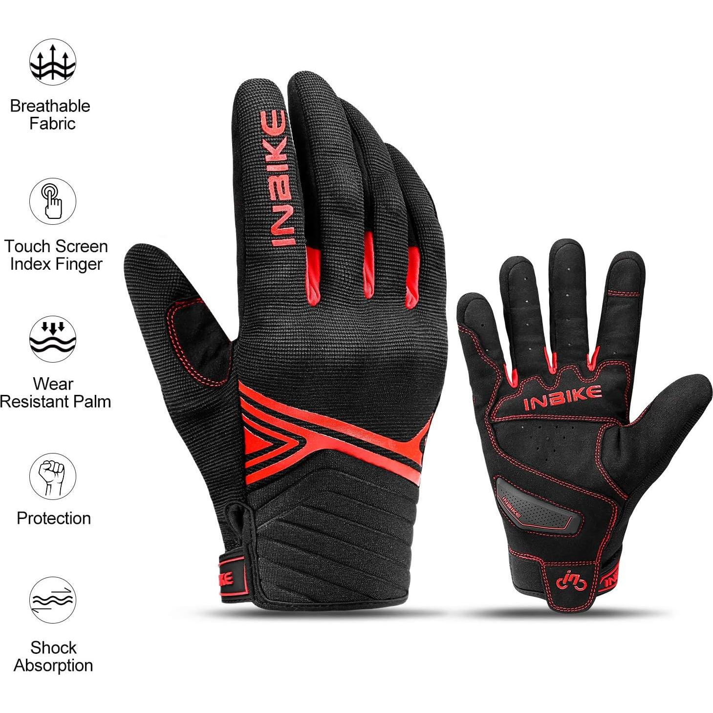 Guantes de motocicleta INBIKE transpirables con pantalla táctil