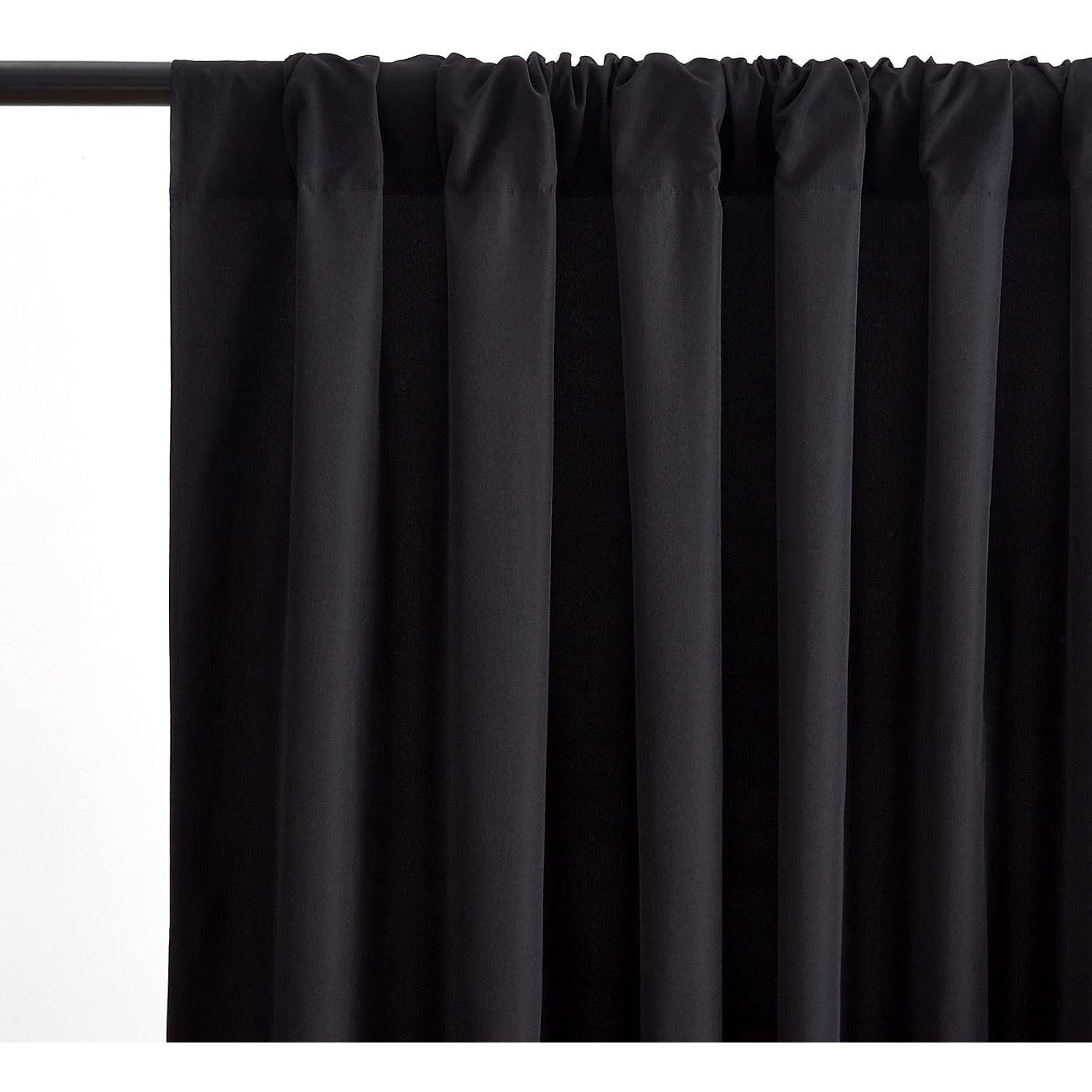 Cortinas de Fondo Negras B-COOL 2 Paneles 1.52m x 2.44m