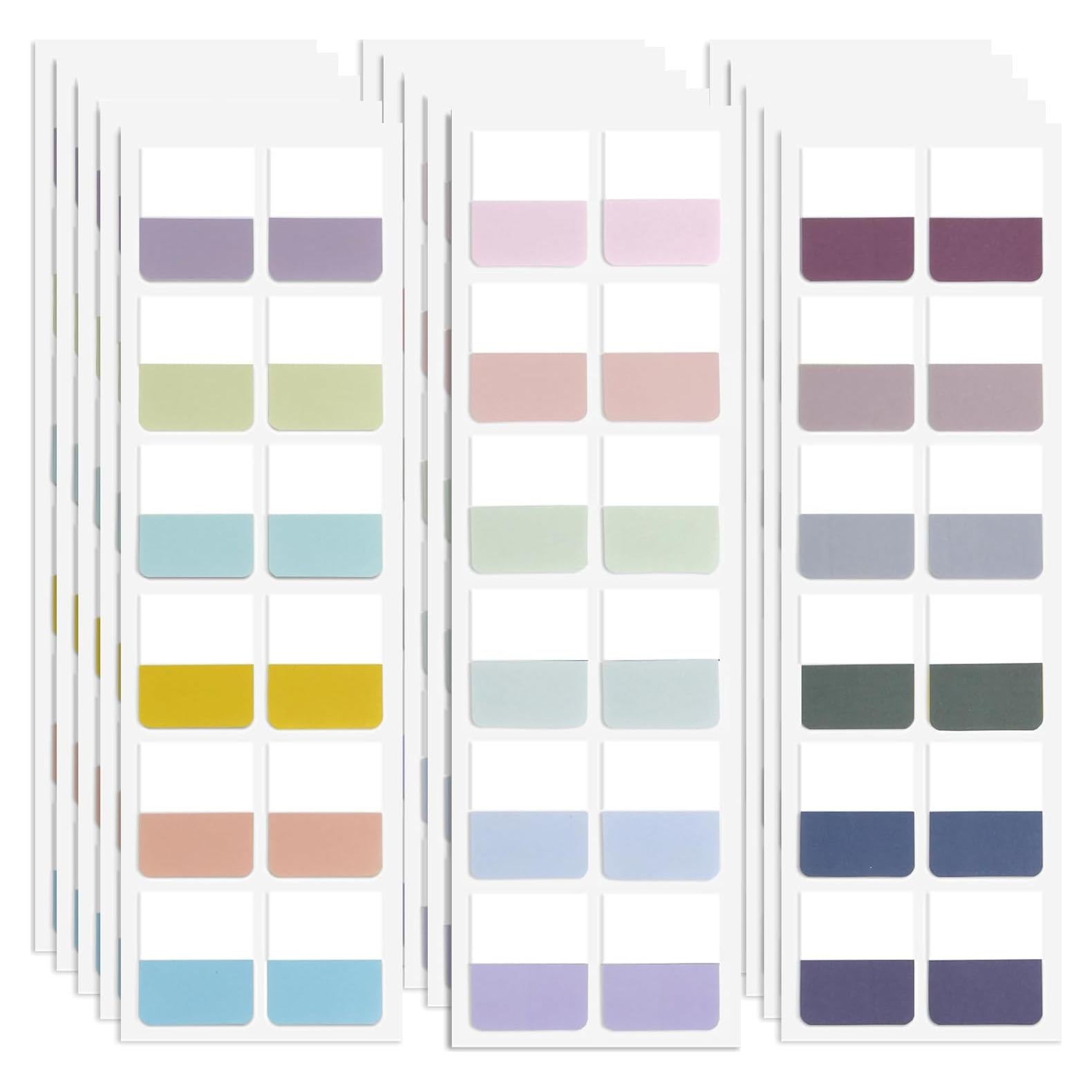 Pestañas Adhesivas Potanro 720pcs Coloridas Reposicionables