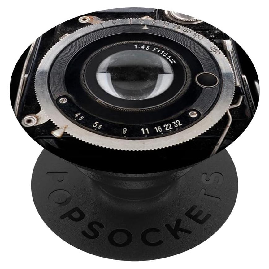 PopSockets PopGrip Lente de Cámara Manual Vintage Negro