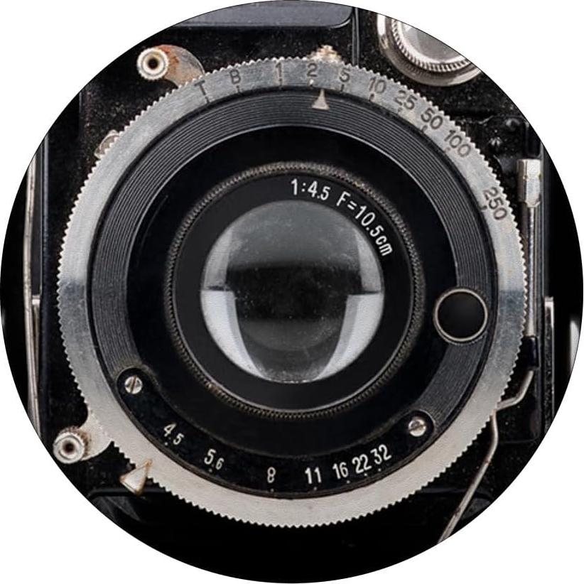 PopSockets PopGrip Lente de Cámara Manual Vintage Negro