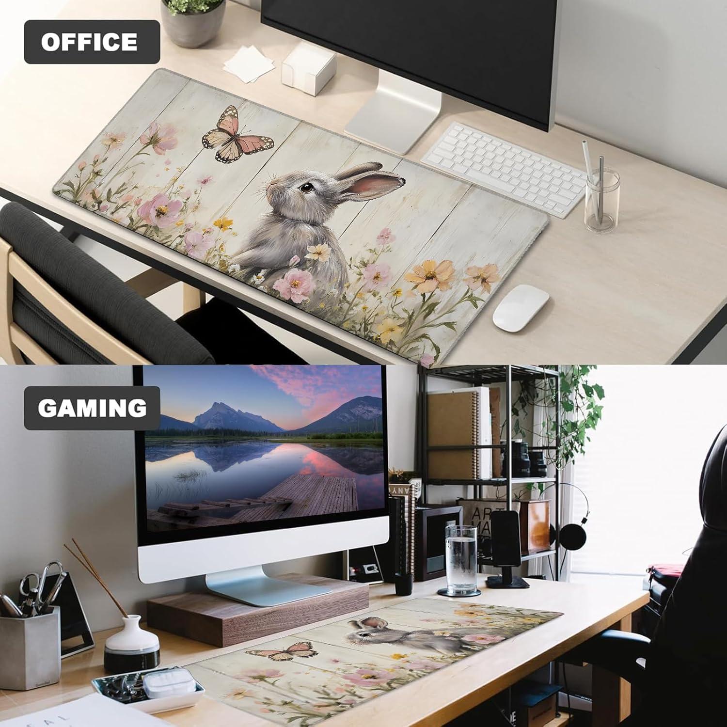 Alfombrilla de Ratón AINORI Conejo 30.48x80.01cm Antideslizante