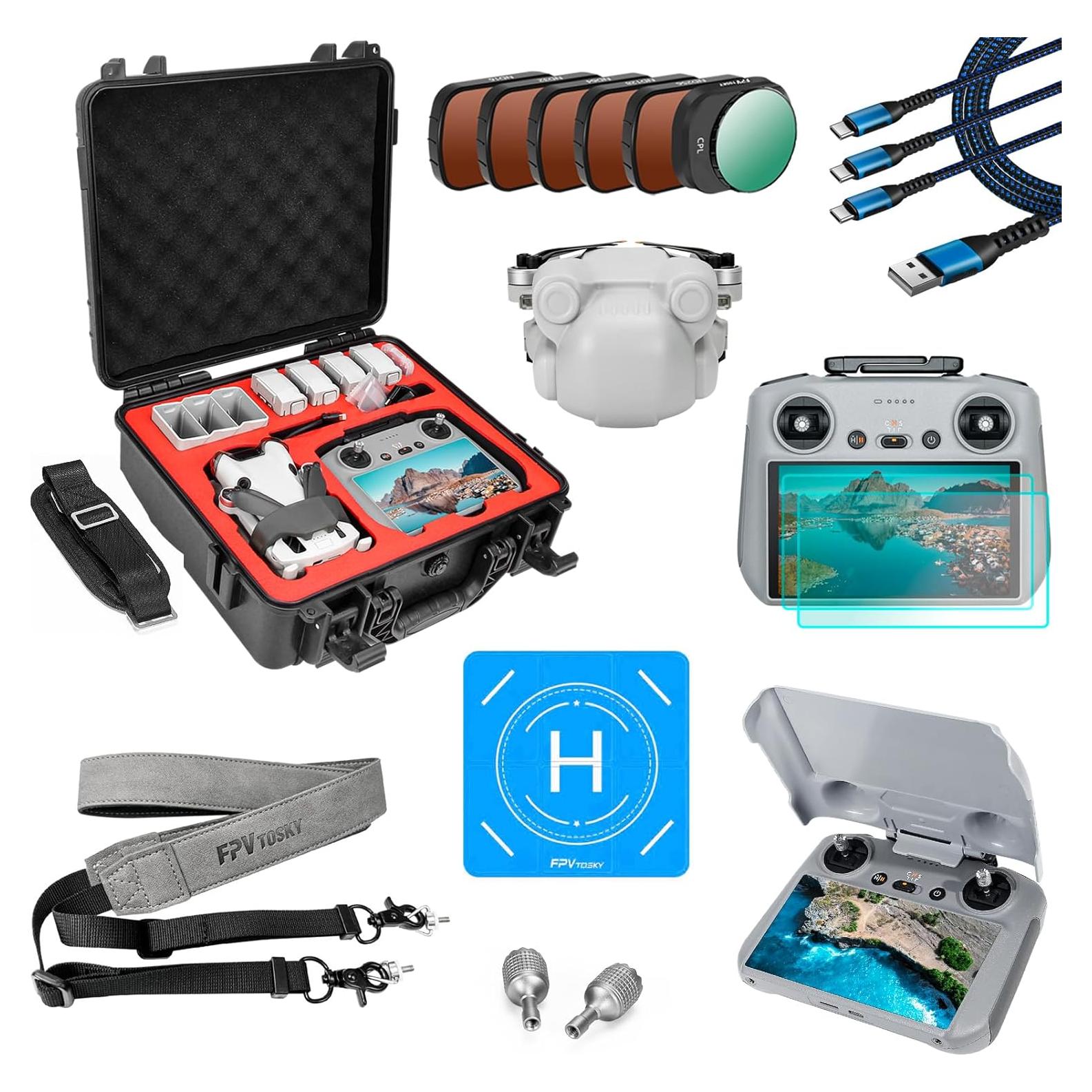 Kit Combo 9 en 1 para Drone DJI Mini 4 Pro - FPVtosky