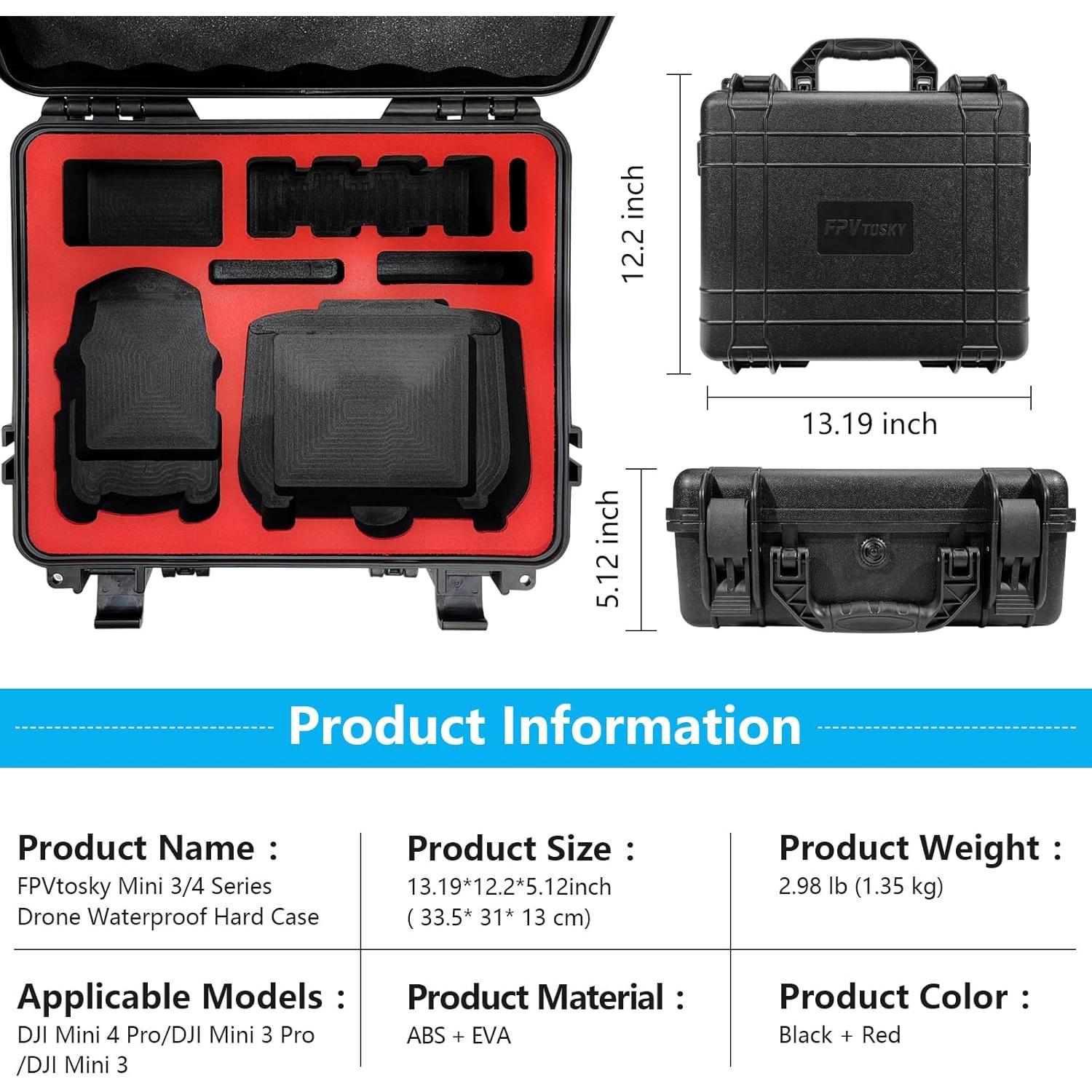 Kit Combo 9 en 1 para Drone DJI Mini 4 Pro - FPVtosky