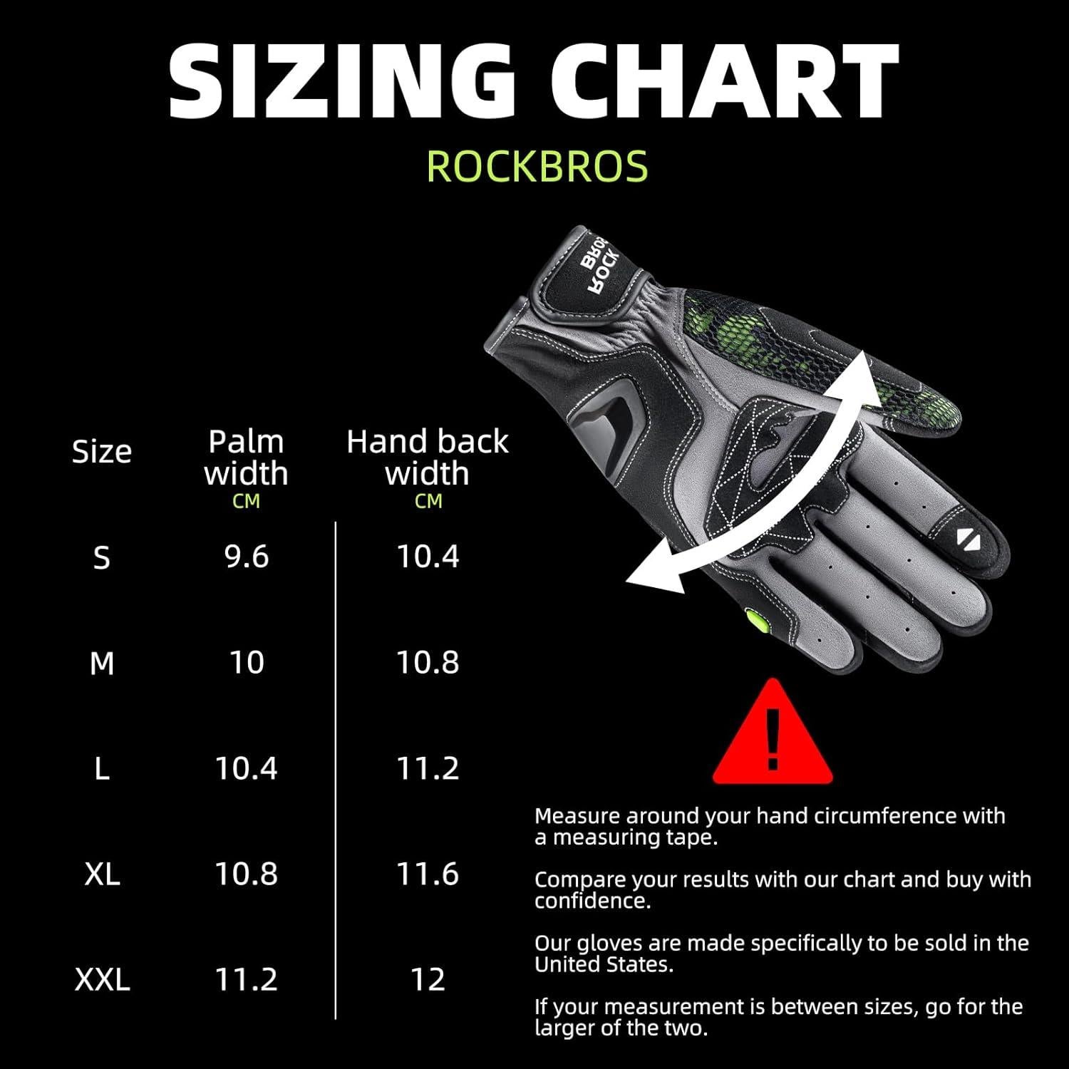 Guantes de motocicleta ROCKBROS 2024 - Protección nudillos