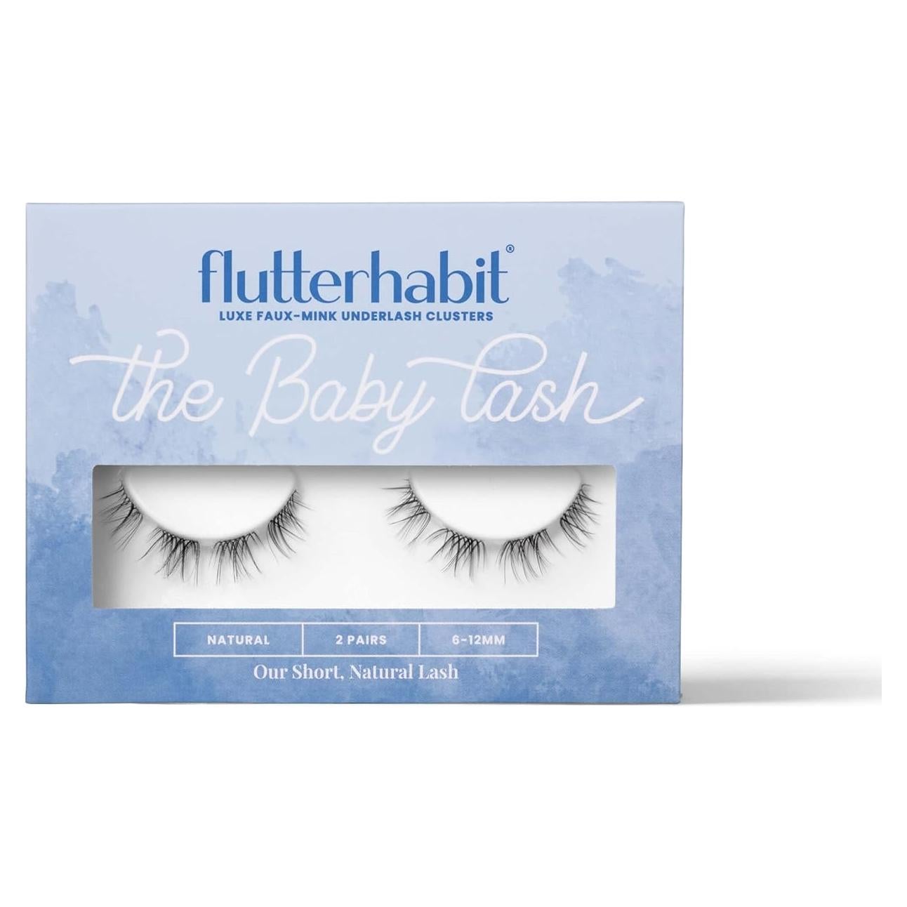 Pestañas para Bebés FlutterHabit - 2 Juegos, Uso de 10 Días