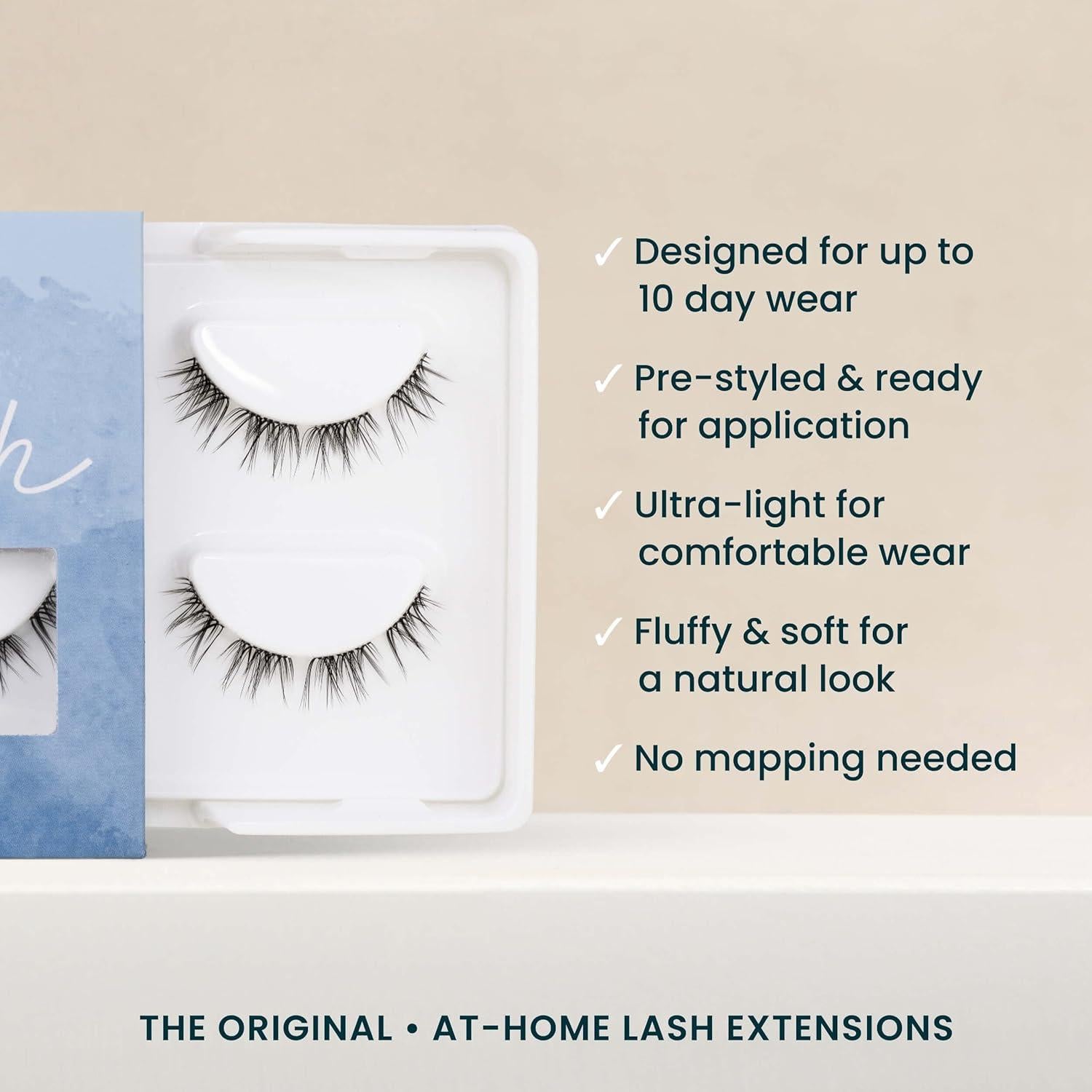 Pestañas para Bebés FlutterHabit - 2 Juegos, Uso de 10 Días