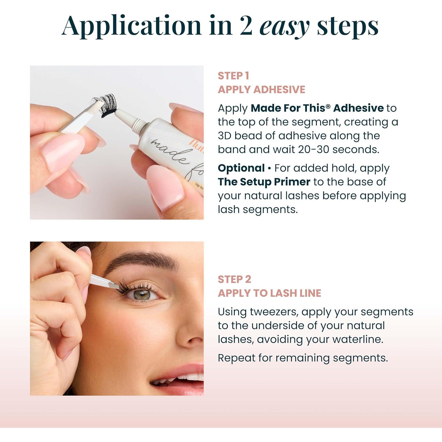 Pestañas para Bebés FlutterHabit - 2 Juegos, Uso de 10 Días