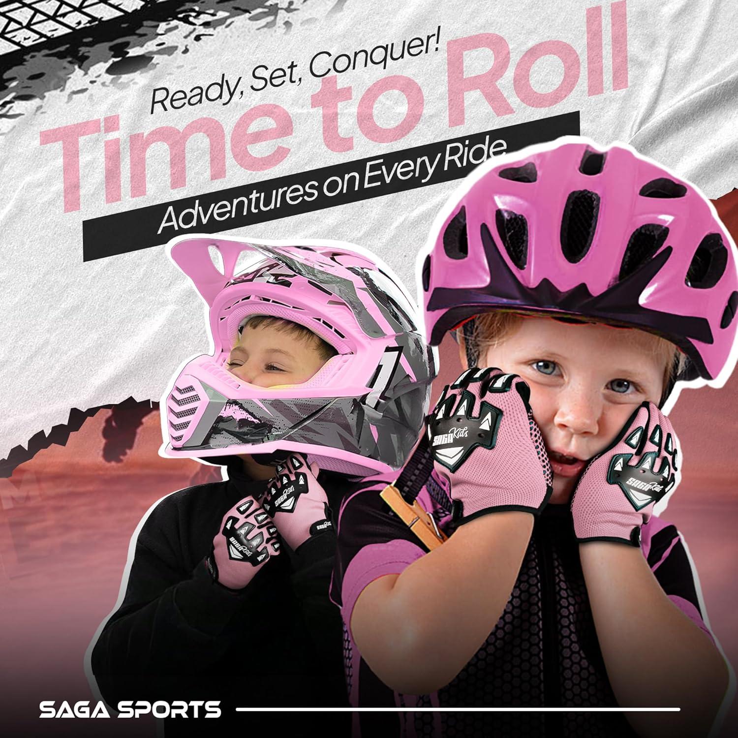 Guantes de Motocicleta SAGA SPORTS Kids-MBG para Niños