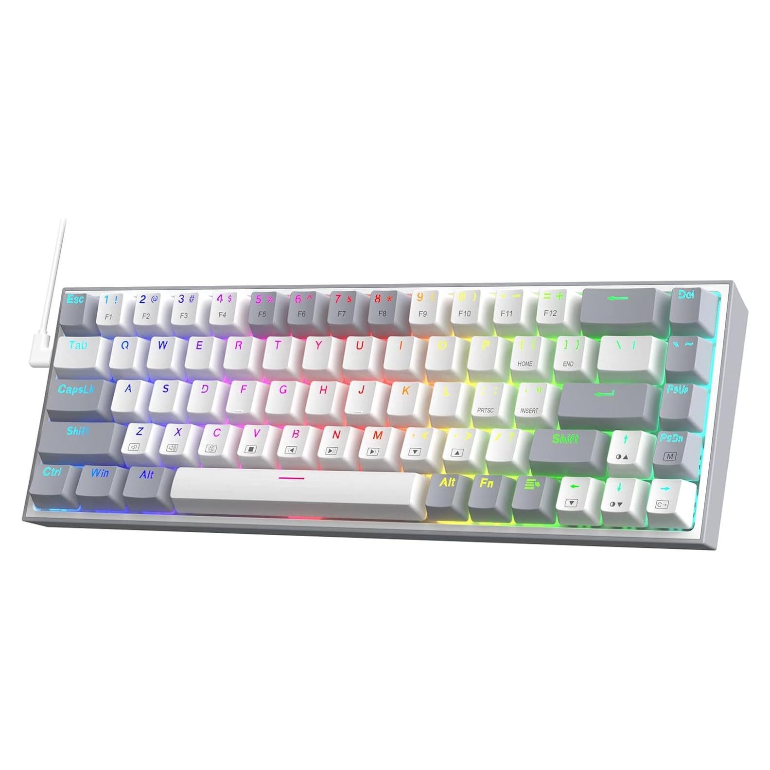 Teclado Mecánico Redragon K631 65% RGB Con Cable 68 Teclas
