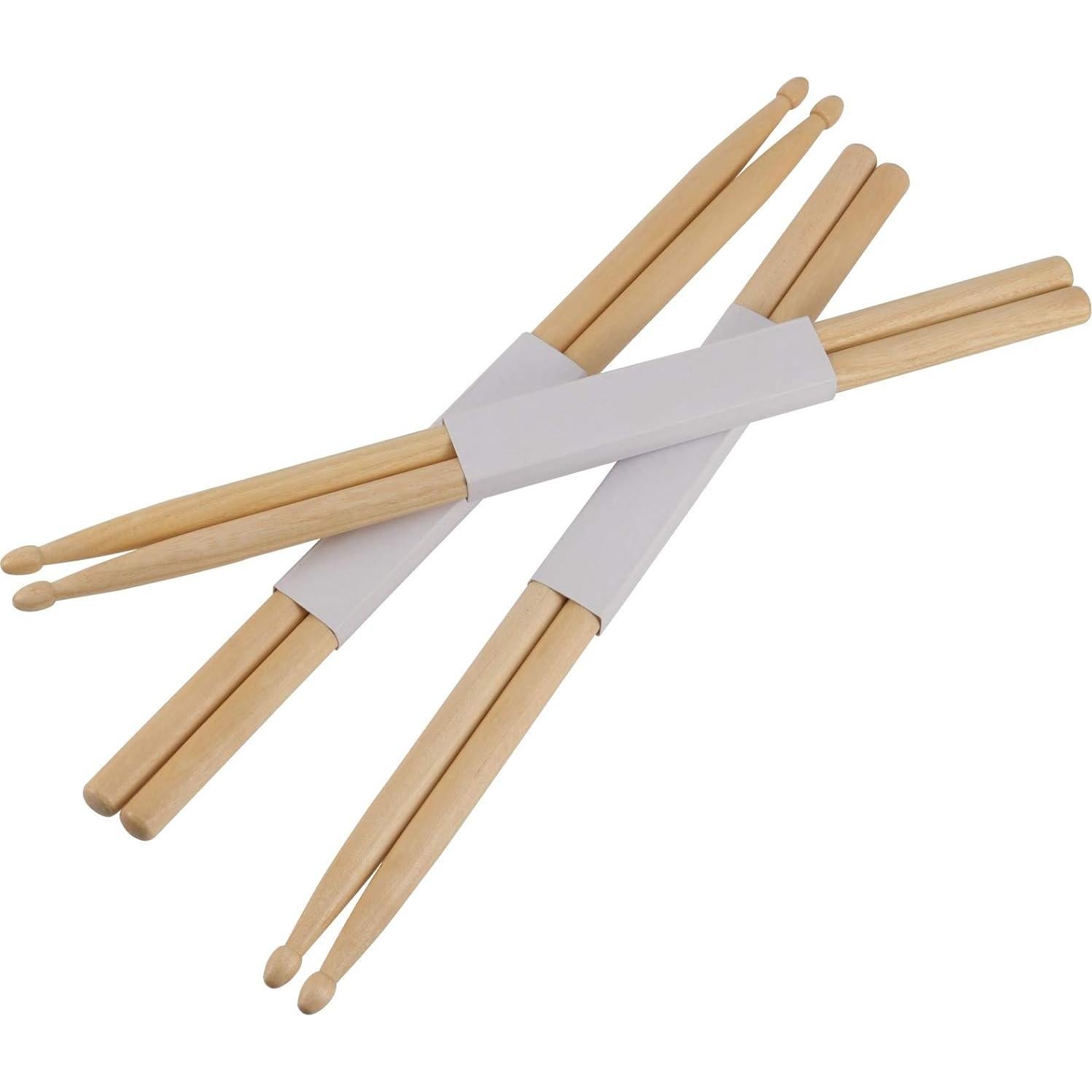 Palillos de Batería 5A de Madera de Arce - 24 Pares