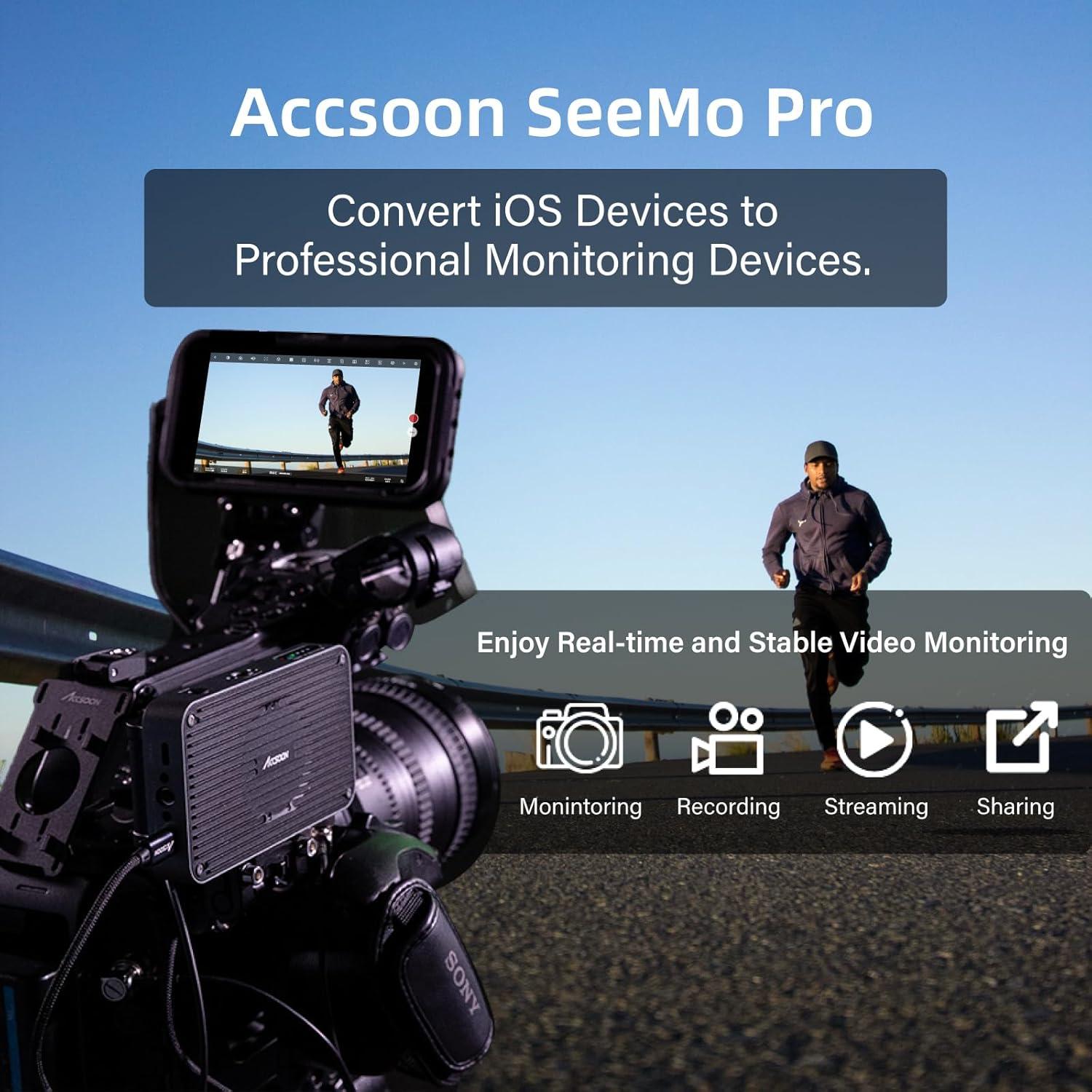 Accsoon SeeMo Pro Adaptador Captura Video 1080P HDMI SDI