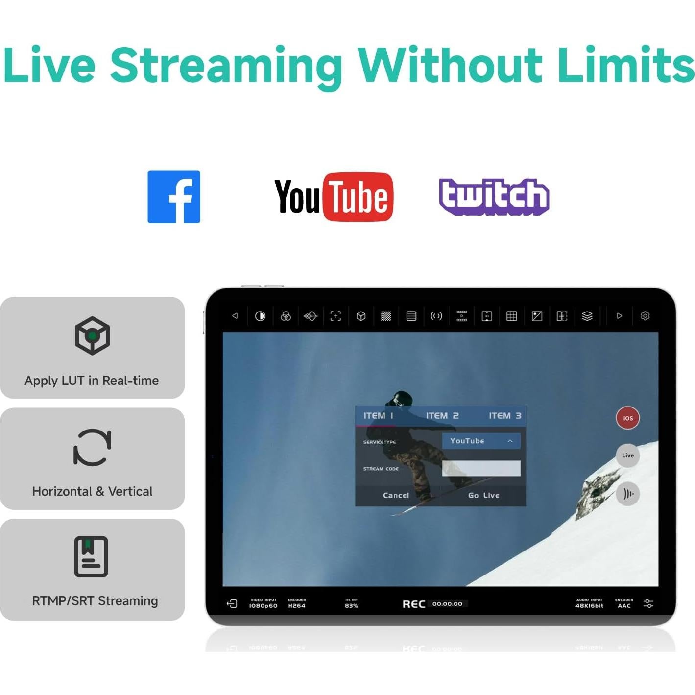 Accsoon SeeMo Pro Adaptador Captura Video 1080P HDMI SDI