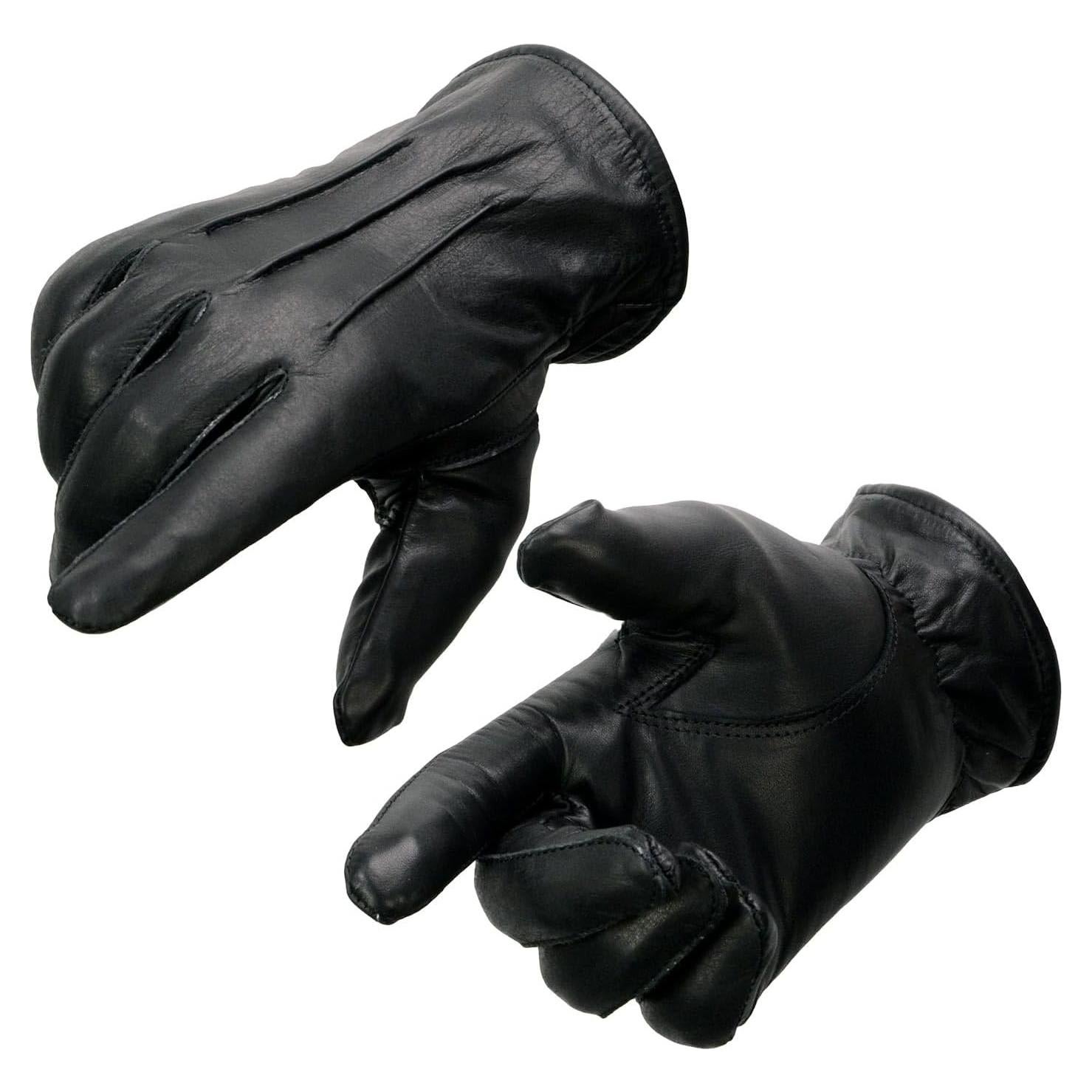 Guantes de motocicleta Milwaukee Leather SH234 de cuero térmico