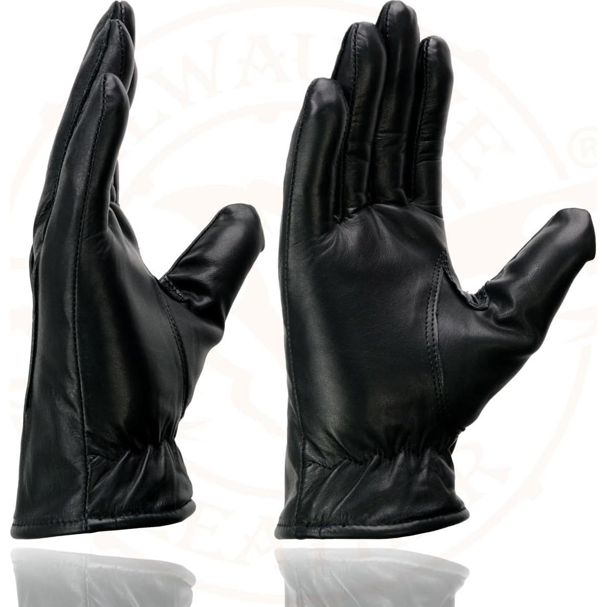 Guantes de motocicleta Milwaukee Leather SH234 de cuero térmico