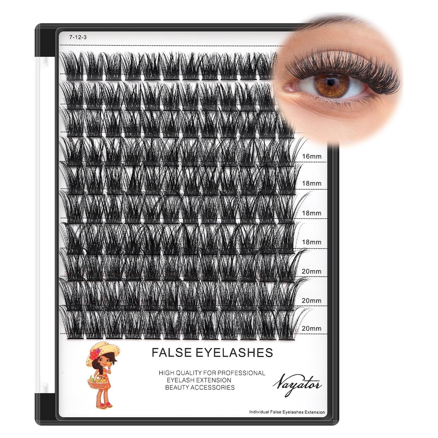 Kit de Pestañas Falsas Vayator D Curl 8-20mm Mixto