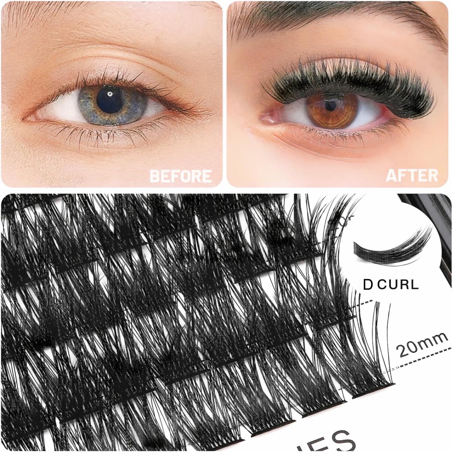 Kit de Pestañas Falsas Vayator D Curl 8-20mm Mixto