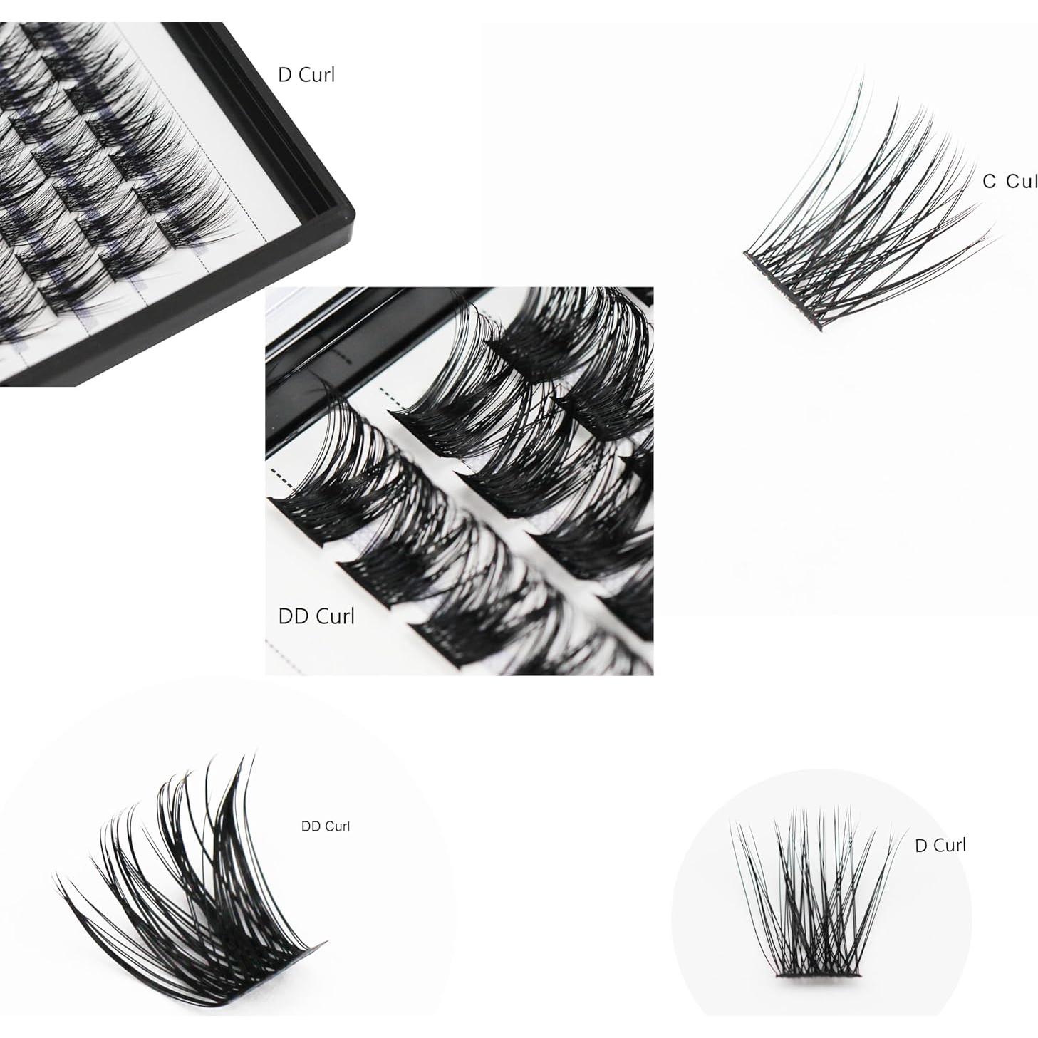 Kit de Pestañas Falsas Vayator D Curl 8-20mm Mixto