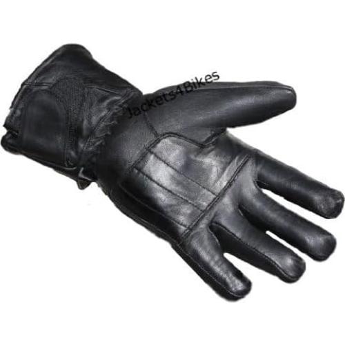 Guantes de Moto Invierno Jackets 4 Bikes XL Cuero Negro