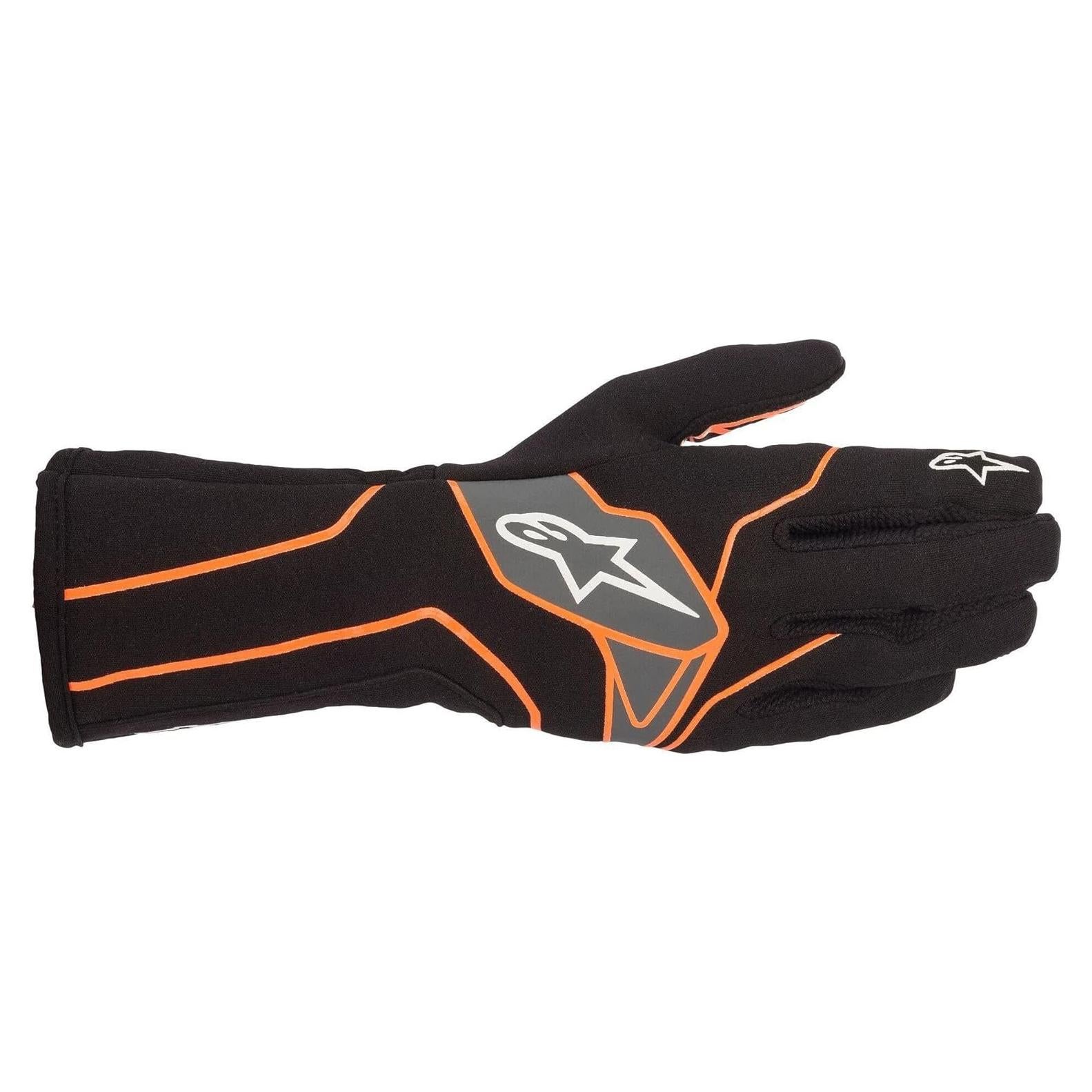 Guantes Alpinestars TECH-1 K V2 Negro/Antracita T. Pequeño