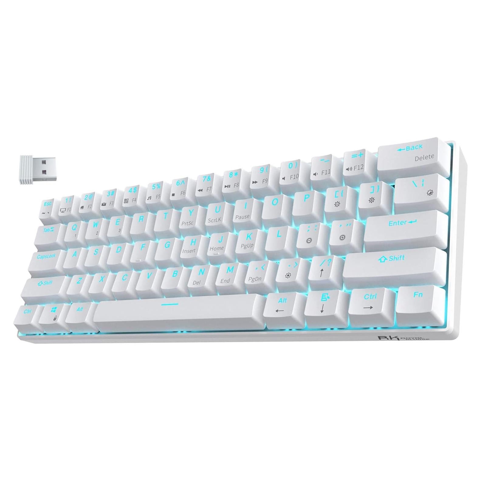 Teclado Mecánico RK ROYAL KLUDGE RK61 Inalámbrico 60%