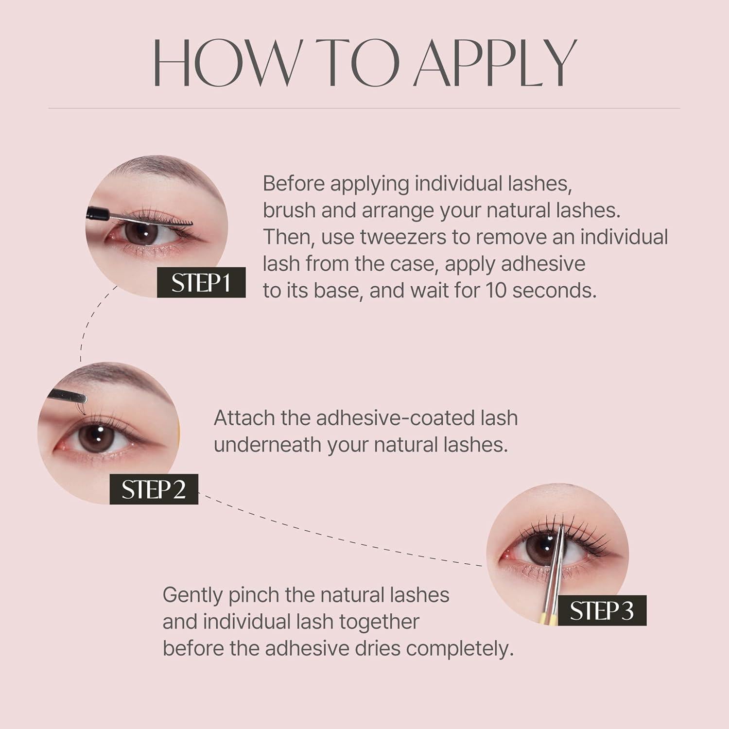 Pestañas de Clúster EYEME NO.V32 - Paquete de 5 Sets K-Beauty